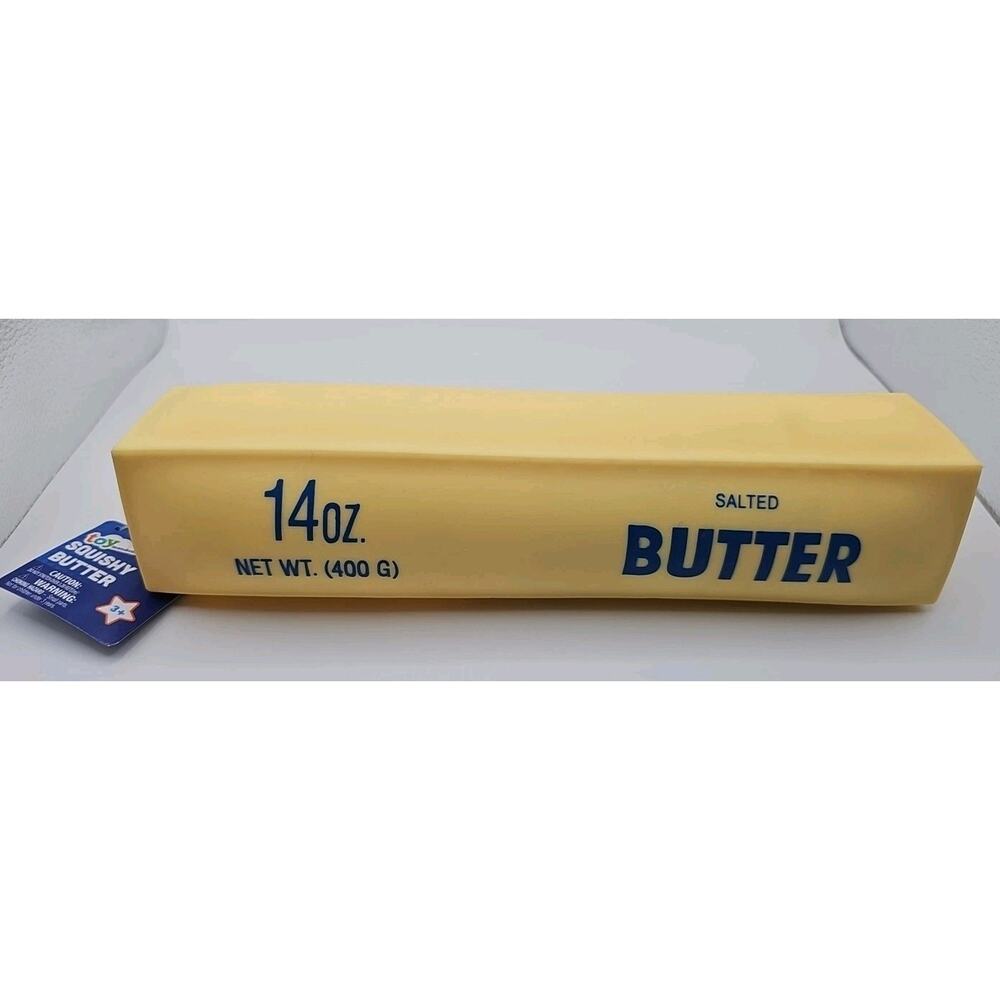 Jumbo Butter Viral Squishy Toy 14 oz Slow Rise Satisfying Squeeze 10”